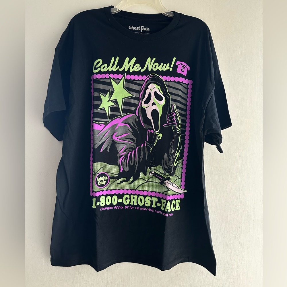Ghost Face Glow in the Dark T-Shirt - XL
